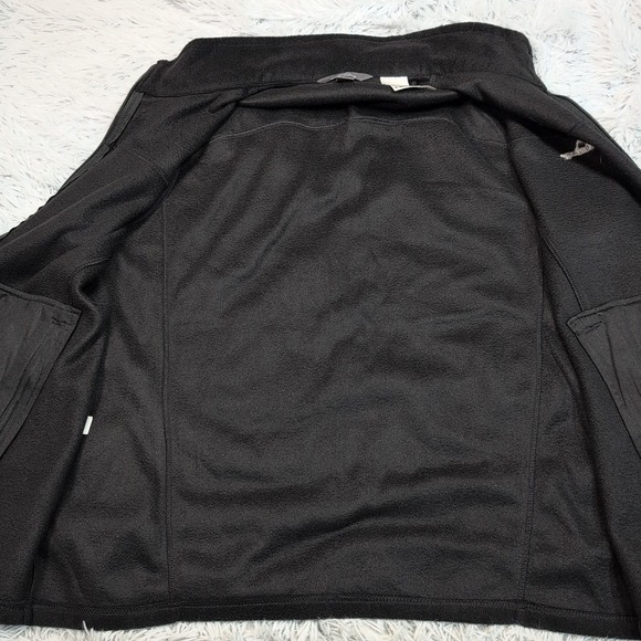 Eddie Bauer‎ Vest Mens XL Black Gorpcore Outdoors Zip Up Pockets Soft Fleece - Picture 10 of 10